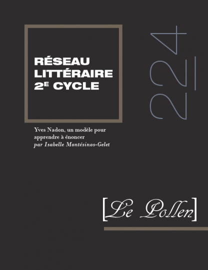 224 - Yves Nadon, un modèle pour apprendre à énoncer