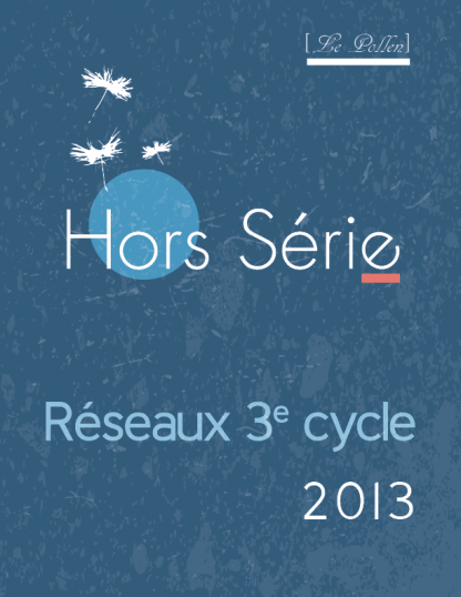 Hors serie - Reseaux 3e cycle - 2013 - page couverture