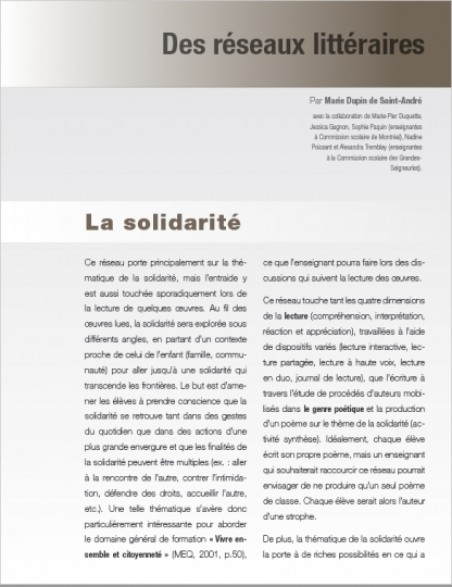 373 - La solidarité