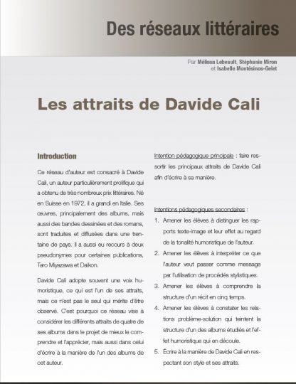 406 - Les attraits de Davide Cali