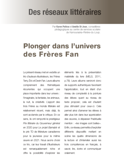 644 - Plonger dans l’univers des Frères Fan