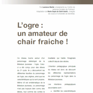 676 - L'ogre : un amateur de chair fraiche!
