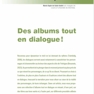 680 - Des albums tout en dialogue!