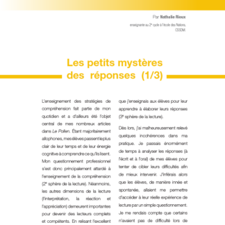 667 - Les petits mystères des réponses (1/3)