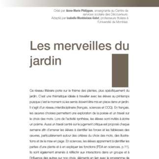712 - Les merveilles du jardin